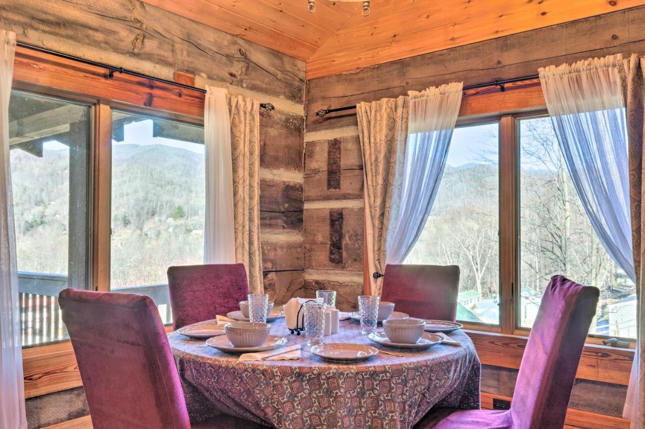 The Cabin At Marys Place With Deck And Mtn Views! Villa Maggie Valley Esterno foto